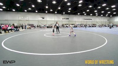 45 lbs Final - Ruby Kate Richards, Aztec Lady Warriors K-6 vs Kennedy Luker, Mat Warriors K-6