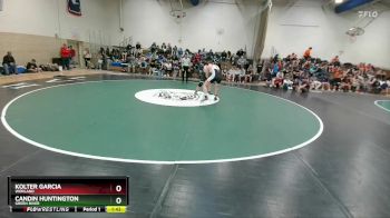 215B Champ. Round 1 - Kolter Garcia, Worland vs Candin Huntington, Green River