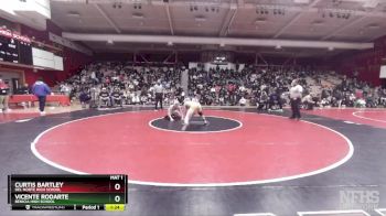 140 lbs 1st Place Match - Curtis Bartley, Del Norte High School vs Vicente Rodarte, Benicia High School