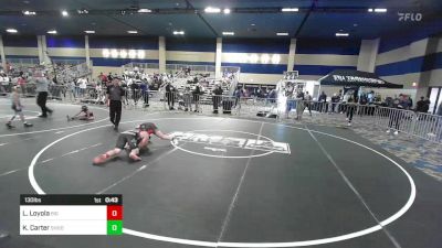 130 lbs Consi Of 4 - Lucas Loyola, Big Cat WC vs Krue Carter, Shootbox WC