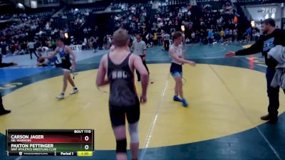 150 lbs Quarterfinal - Carson Jager, SBL Warriors vs Paxton Pettinger, GRIT Athletics Wrestling Club