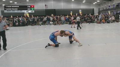 138 lbs Cons. Quarters - Tyson Newman, STMA vs Jaxon Felker, Bear Cave
