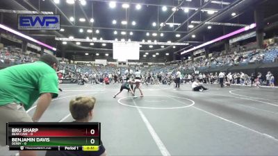 85 lbs Cons. Round 2 - Benjamin Davis, Derby vs Bru Sharp, Bear Cave