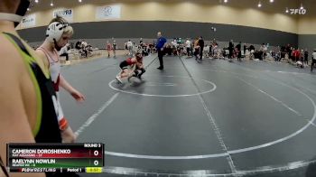 68 lbs Round 3 (10 Team) - Raelynn Nowlin, Reaper WC vs Cameron Doroshenko, Mat Assassins