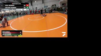 42 lbs Cons. Semi - Arturo Barber, Texas Select Wrestling vs Ezio Moreno, Team Xtreme Wrestling