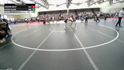 134-H lbs Round Of 64 - Dontae Kelly, Middle Township vs Wyatt Flook, Unnattached