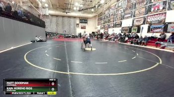 130-131 lbs Round 2 - Matt Goodman, Chaparral vs Kain Moreno Rios, Overland