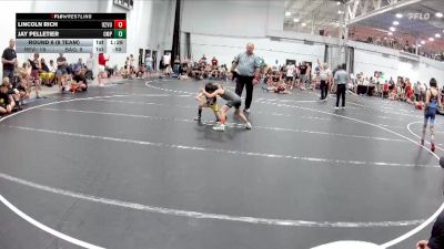 48 lbs Round 6 (8 Team) - Jay Pelletier, OMP vs Lincoln Rich, U2 Vougars Uprising VHW