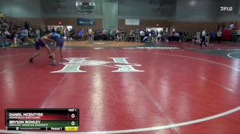 125 lbs Cons. Round 4 - Daniel McEntyre, Montevallo Unattached vs Bryson Rowley, Kentucky Wesleyan University