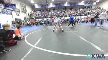 140 lbs Semifinal - Jaxon Brogdon, Raw Wrestling Club vs Spencer Holum, Vinita Kids Wrestling