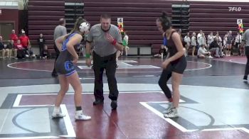 125 lbs Cons. Round 1 - Delaina Bedard, Waterloo West vs Kaidence Mahr, Crestwood