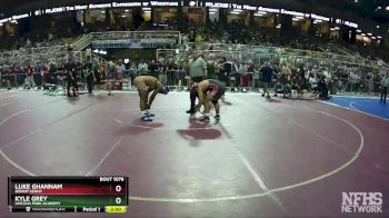 1A 170 lbs Champ. Round 1 - Luke Ghannam, Bishop Kenny vs Kyle Grey, Lincoln Park Academy