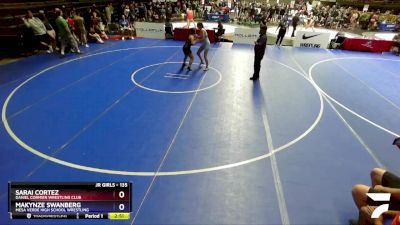 135 lbs Cons. Round 3 - Sarai Cortez, Daniel Cormier Wrestling Club vs Makynze Swanberg, Mesa Verde High School Wrestling