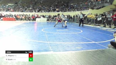 128 lbs Semifinal - Coltyn Majors, Hilldale vs Preston Scott, El Reno