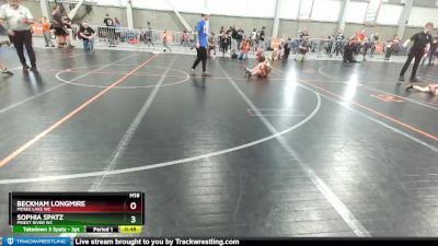 58-60 lbs Round 3 - Sophia Spatz, Priest River WC vs Beckham Longmire, Moses Lake WC