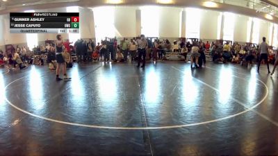 117 lbs Quarterfinal - Gunner Ashley, Buffalo Gap Wrestling Club vs Jesse Caputo, Front Royal Wrestling Club