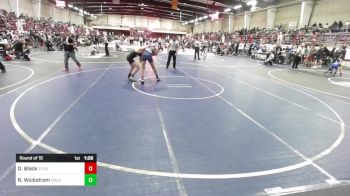 144 lbs Round Of 16 - Delano Black, Stout Wrestling Academy vs River Wickstrom, Dolores