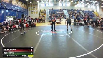 182 lbs Champ Round 1 (16 Team) - Josh Lange, Roundtree Wrestling vs Ryder Wilder, Camden Gold