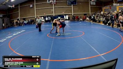 197 lbs Cons. Round 4 - Sherman Sheldon, Embry-Riddle (Ariz.) vs Kal-El Fluckiger, Valiant