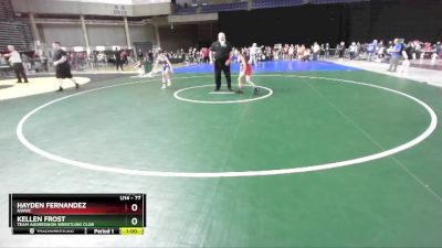 77 lbs Semifinal - Hayden Fernandez, NWWC vs Kellen Frost, Team Aggression Wrestling Club