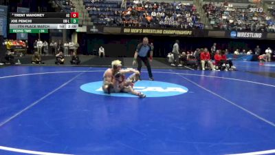 157 lbs 7th Place Match - Trent Mahoney, Albright vs Joe Penchi, Wis.-La Crosse