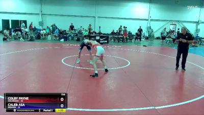 114 lbs Semis & 3rd Wb (16 Team) - Colby Payne, Colorado vs Caleb Asa, Indiana