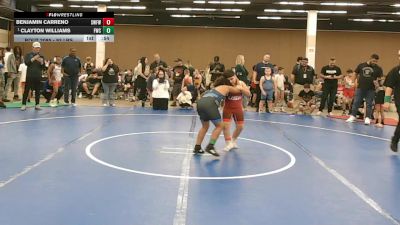 105 lbs Champ. Round 2 - Clayton Williams, FM Wrestling Club vs Benjamin Carreno, Silverback Wrestling Fort Worth