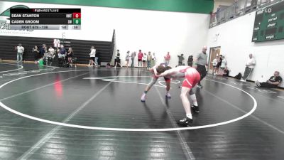 138 lbs Cons. Round 5 - Caden Groom, Seneca Wrestling vs Sean Stanton, NWTC