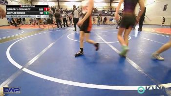 82-88 lbs Rr Rnd 1 - Hattie Foust, Tuttle Wrestling Club vs AJ Minor, Woodland Wrestling Club