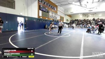 106 lbs Cons. Round 4 - Landon Quirk, Nordhoff vs Reggie Fernandez, San Gorgonio