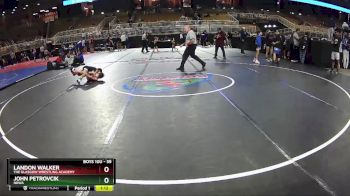 59 lbs Semifinal - Landon Walker, The Glasgow Wrestling Academy vs John Petrovcik, NBWA