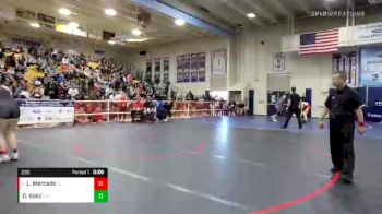 235 lbs Cons. Round 4 - Lily Mercado, San Clemente vs Desirae Soliz, Covina