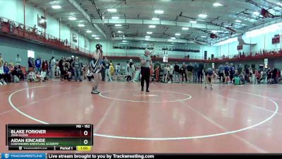 152 lbs Champ. Round 2 - Blake Forkner, John Glenn vs Aidan Kincaide, Contenders Wrestling Academy