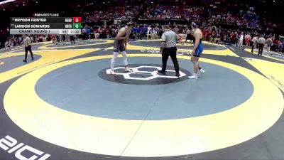 D2-190 lbs Champ. Round 1 - Landon Sowards, Ontario vs Brydon Feister, Hoban