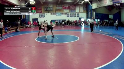 132 lbs 1st Place Match - Cael Humphrey, Sultana vs Jake Solancho, Santiago (Corona)