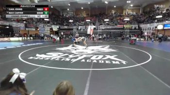 120 lbs Champ. Round 1 - Caul Johns, Pomona_West Franklin Hs vs Max Carter, Norton Community Hs