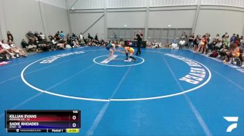 106 lbs Round 3 (8 Team) - Killian Evans, Missouri Ice vs Sadie Rhoades, Utah