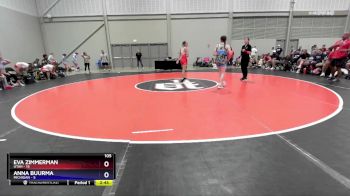 105 lbs Round 2 (6 Team) - Eva Zimmerman, Utah vs Anna Buurma, Michigan