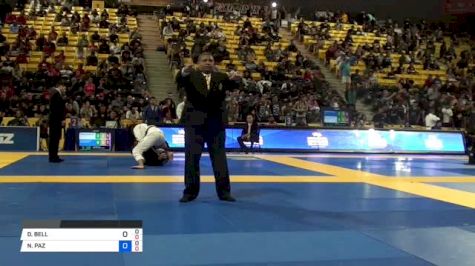 NATHAN PAZ vs DOMINIQUE BELL 2018 World IBJJF Jiu-Jitsu Championship