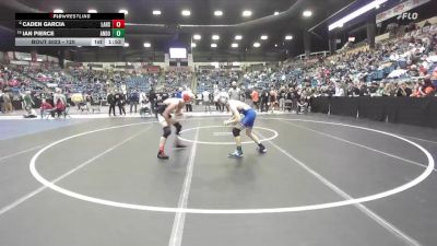 120 lbs Champ. Round 1 - Ian Pierce, Andover vs Caden Garcia, Lansing HS