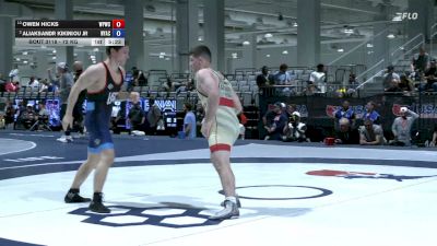 72 kg Quarters - Owen Hicks, West Point Wrestling Club vs Aliaksandr Kikiniou Jr, Nyac