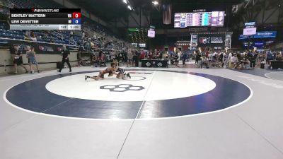 120 lbs Cons. Rd Of 64 - Bentley Mattern, Washington vs Levi DeVetter, Nebraska