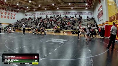 285 lbs 3rd Place Match - Caleb Bowman, St. John Jesuit vs EJ German, Brecksville-Broadview Hts.