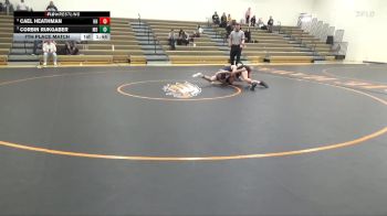 J-13 lbs 7th Place Match - Corbin Rukgaber, Mediapolis Bulldogs vs Cael Heathman, Hammerin Hawks