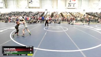 58 lbs Cons. Round 3 - Tucker Calimeri, Club Not Listed vs Honor Smoke, Akron Wrestling Club