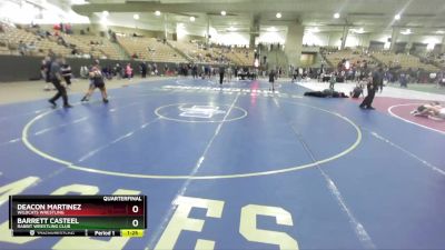 105 lbs Quarterfinal - Deacon Martinez, Wildcats Wrestling vs Barrett Casteel, Rabbit Wrestling Club