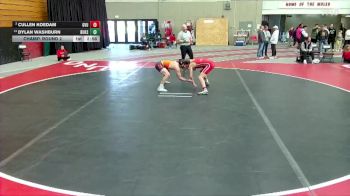 157 lbs Champ. Round 2 - Cullen Koedam, Grand View vs Dylan Washburn, Baker University