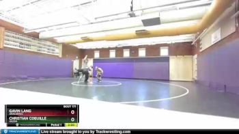 145 lbs Quarterfinal - Christian Coeuille, Hazen vs Gavin Lang, Anacortes