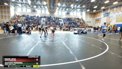 126 lbs Quarterfinal - Gustavo Ferreira, Viera High/ VHWC vs David Leiva, Mocco Wrestling