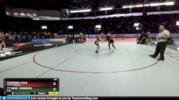 157 lbs Cons. Round 2 - Thorsen Cole, South Whidbey vs Ty`Reke Johnson, Foss